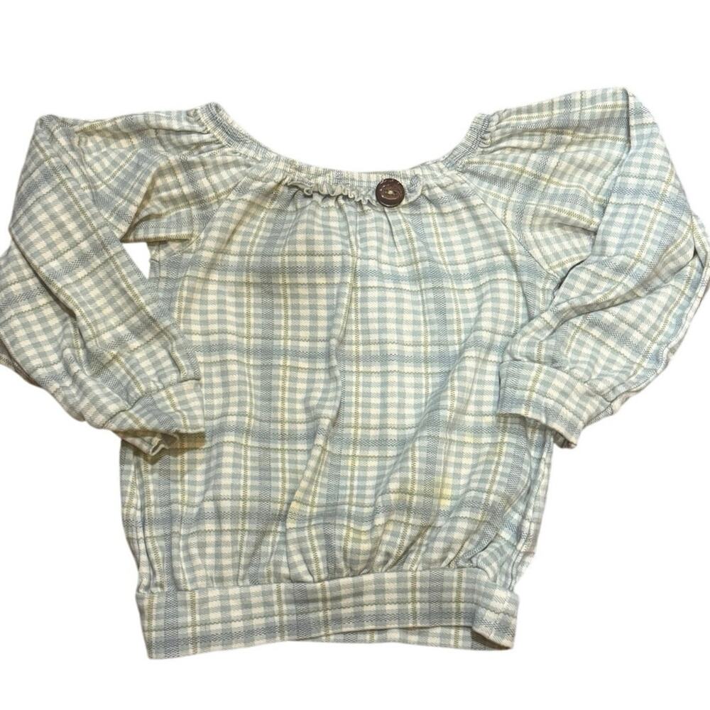 Matilda Jane Fall Back To School 2T Blue Green White Plaid Vintage 2010